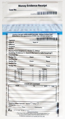 Tamper Evident CSI Money Bag