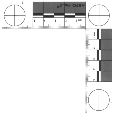 No. 2 Photomacrographic Reference Scale