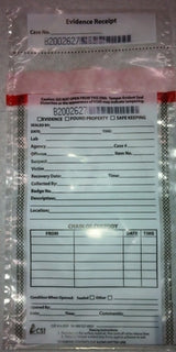 5 Mil Tamper Evident Clear Evidence Bags with Write-on Surface