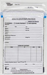 5 Mil Tamper Evident Clear Evidence Bags with Write-on Surface